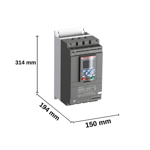 ABB PSTX Yumuşak Yolverici 142-600-70 (75kW , 400VAC Soft Starter) - 1SFA898110R7000