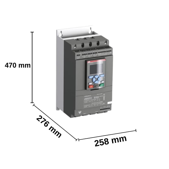 ABB PSTX Yumuşak Yolverici 370-600-70 (200kW , 400VAC Soft Starter) - 1SFA898115R7000