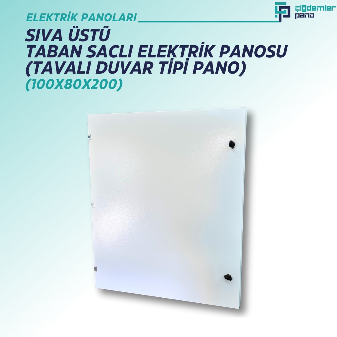 Sıva Üstü Taban Saclı Sac Pano – Tavalı Duvar Tipi Sac Tablo – 100x80x200 cm