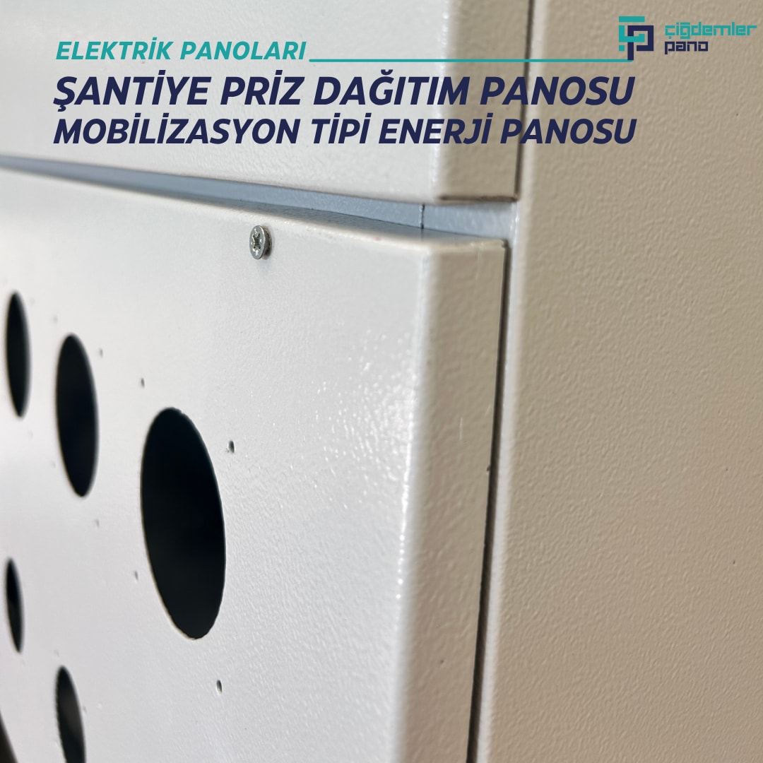 Şantiye Priz Dağıtım Panosu | Mobilizasyon Tipi Enerji Panosu