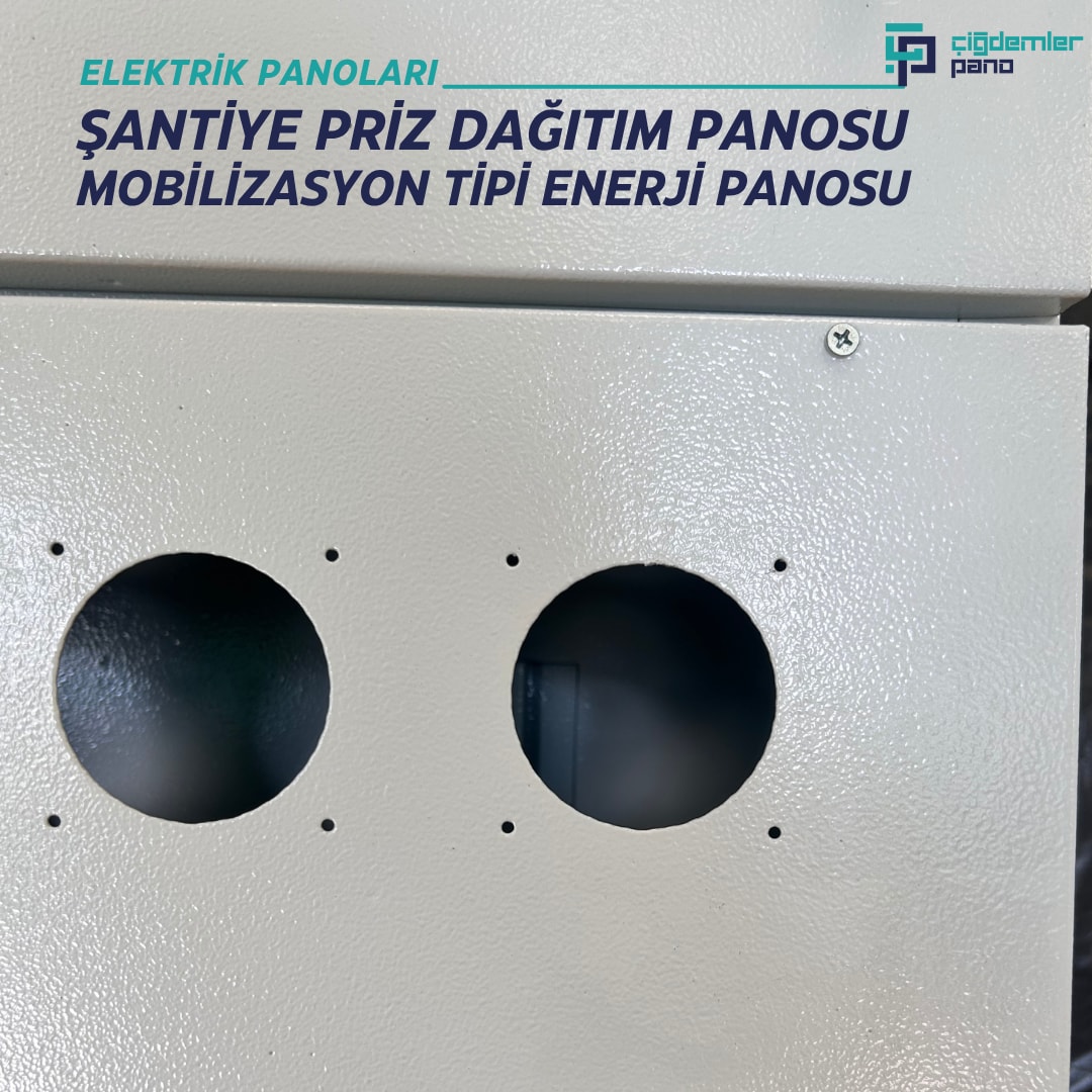 Şantiye Priz Dağıtım Panosu | Mobilizasyon Tipi Enerji Panosu