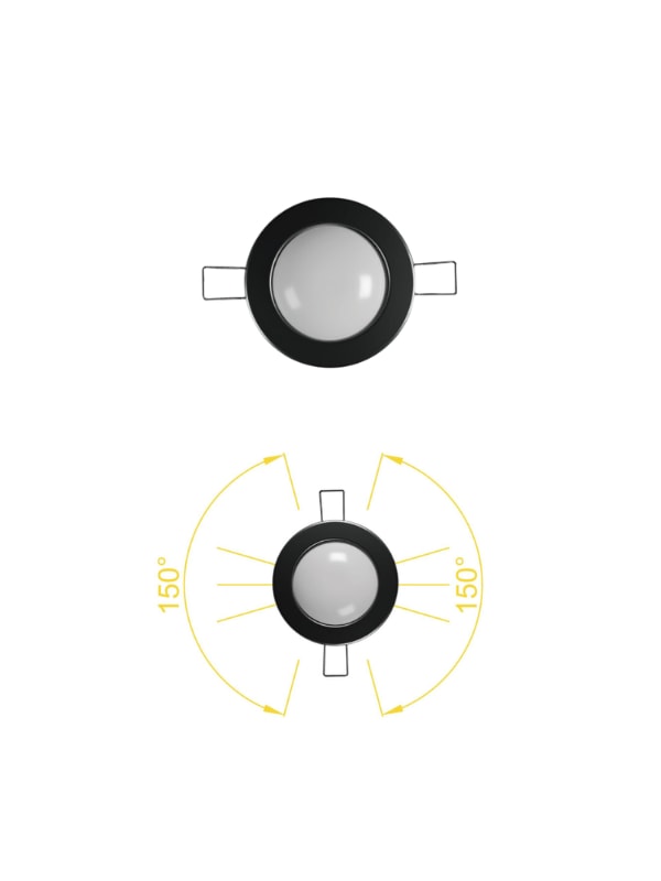 2″ Spot Downlight - 2 inch Sıva Altı Yuvarlak Spot Armatür