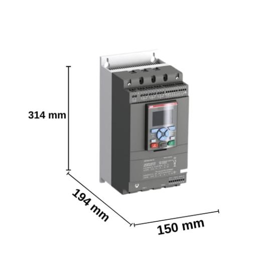 ABB PSTX Yumuşak Yolverici 142-600-70 (75kW , 400VAC Soft Starter) - 1SFA898110R7000