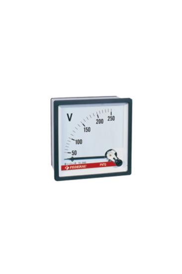 FEDERAL ANALOG VOLTMETRE FV96 - CL:1,5 - 500Vac