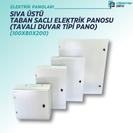 Sıva Üstü Taban Saclı Sac Pano – Tavalı Duvar Tipi Sac Tablo – 100x80x200 cm