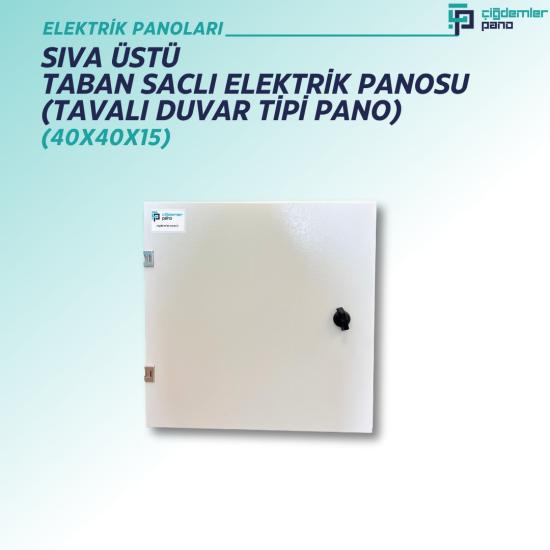 Sıva Üstü Taban Saclı Sac Pano – Tavalı Duvar Tipi Sac Tablo – 40x40x15 cm