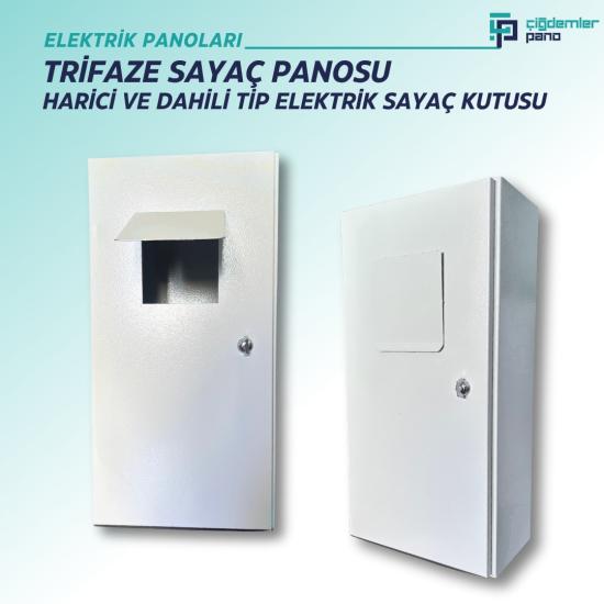 Trifaze Sayaç Panosu | Harici ve Dahili Tip Elektrik Sayacı Kutusu